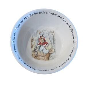 Beatrix‎ Potter Peter Rabbit Wedgwood Bone China Bowl